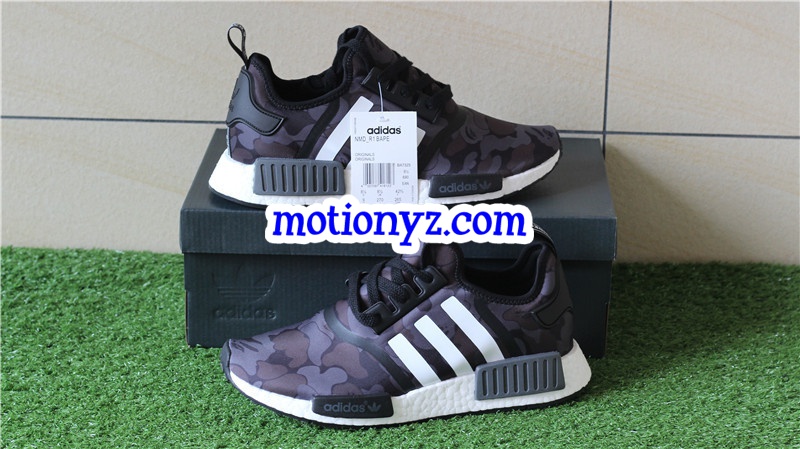 Best Version Adidas NMD R1 Bape Camo Black